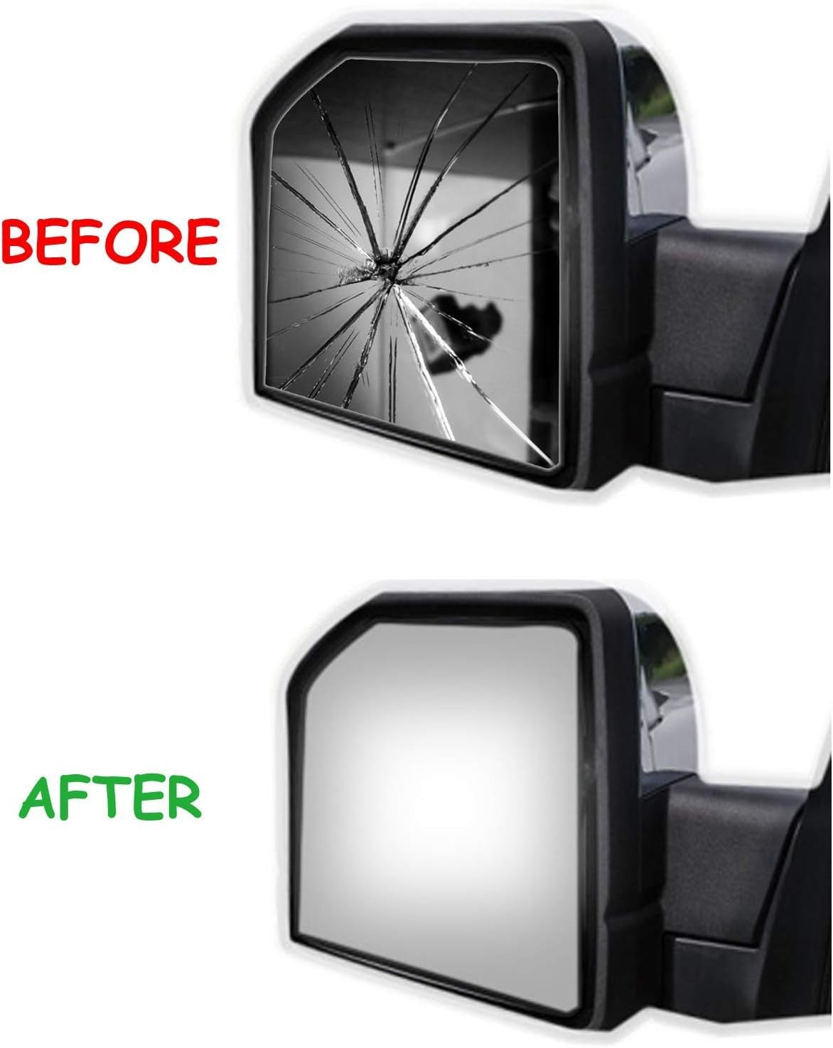Mirror Glass fit for Honda CR-V 2007-2011 Replacement Only Passenger Right Side