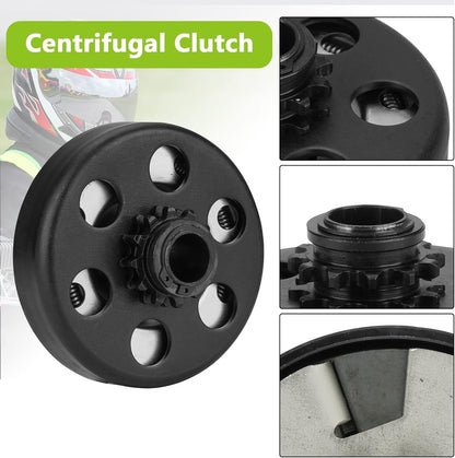 Go Kart Clutch for 2-6.5HP Engine 3/4" Bore 12T with 35 Chain Centrifugal Clutch