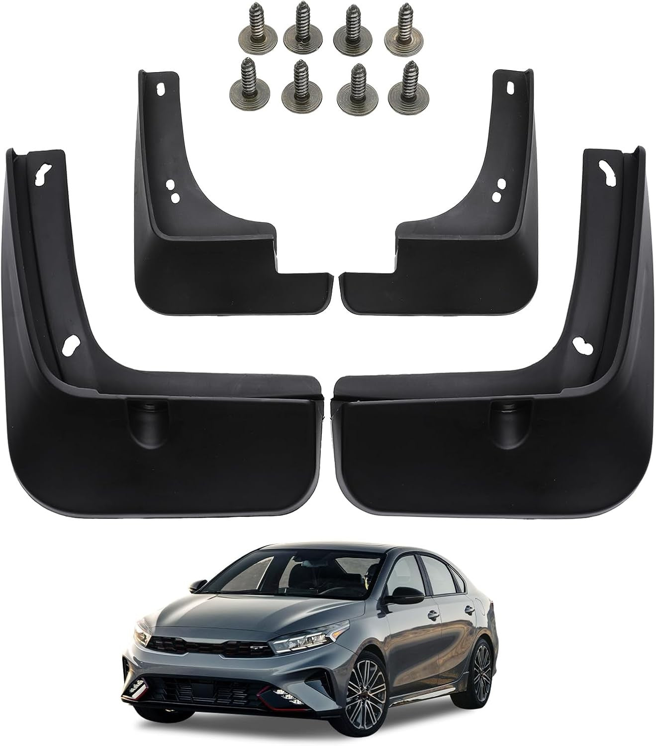 Mud Guard Mud Flaps Guards Splash All Weather for Kia Forte 2019-2023 Set of 4