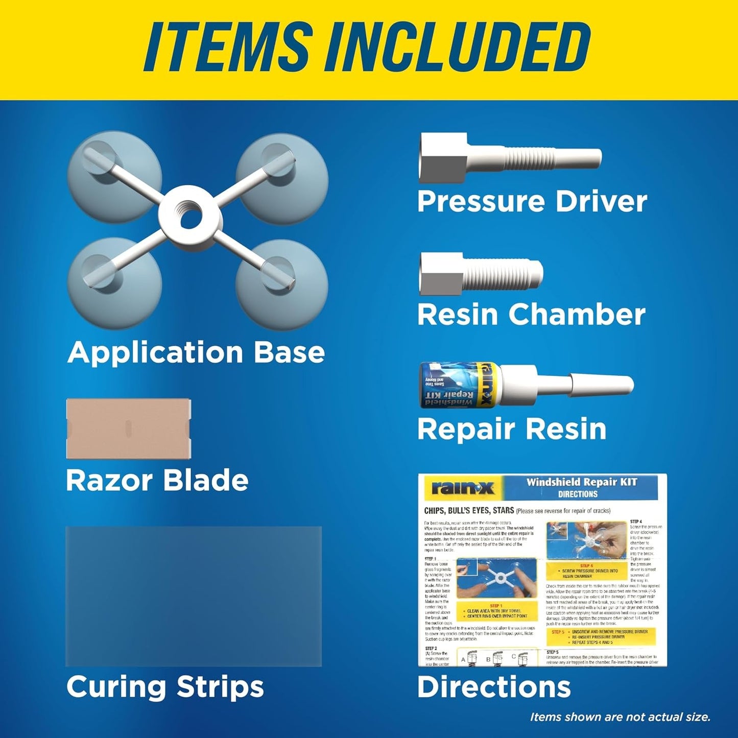 600001 Windshield Repair Kit Quick and Easy Durable Resin Based Windshield
