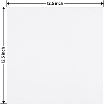 White Microfiber Cleaning Cloth 150 Pack, 12.5 x 12.5 inch Microfiber Towels