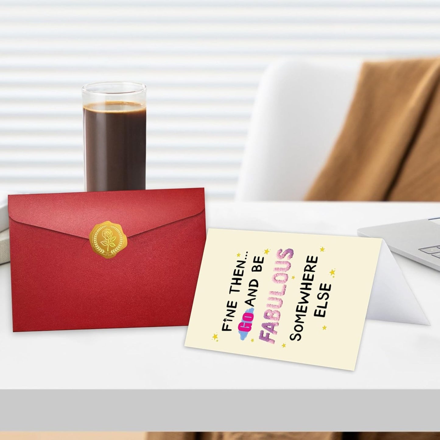 Funny Leaving Card for Coworkers, Humorous Farewell Cards for Coworkers Friend