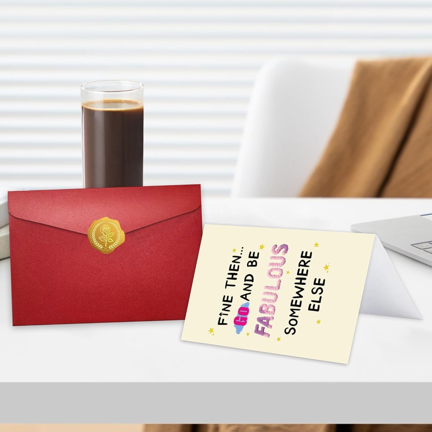 Funny Leaving Card for Coworkers, Humorous Farewell Cards for Coworkers Friend
