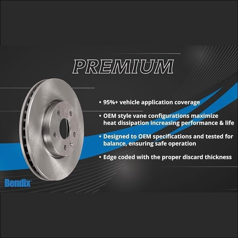 PRT1937 Front Brake Rotor for Mazda Miata 1997-1994, Miata 2005-1999