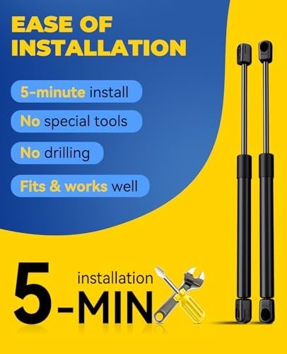 C16-08941 C16-33278 Gas Struts 16 inch 28lbs Spring Shocks, 15.7 inch 2PCS