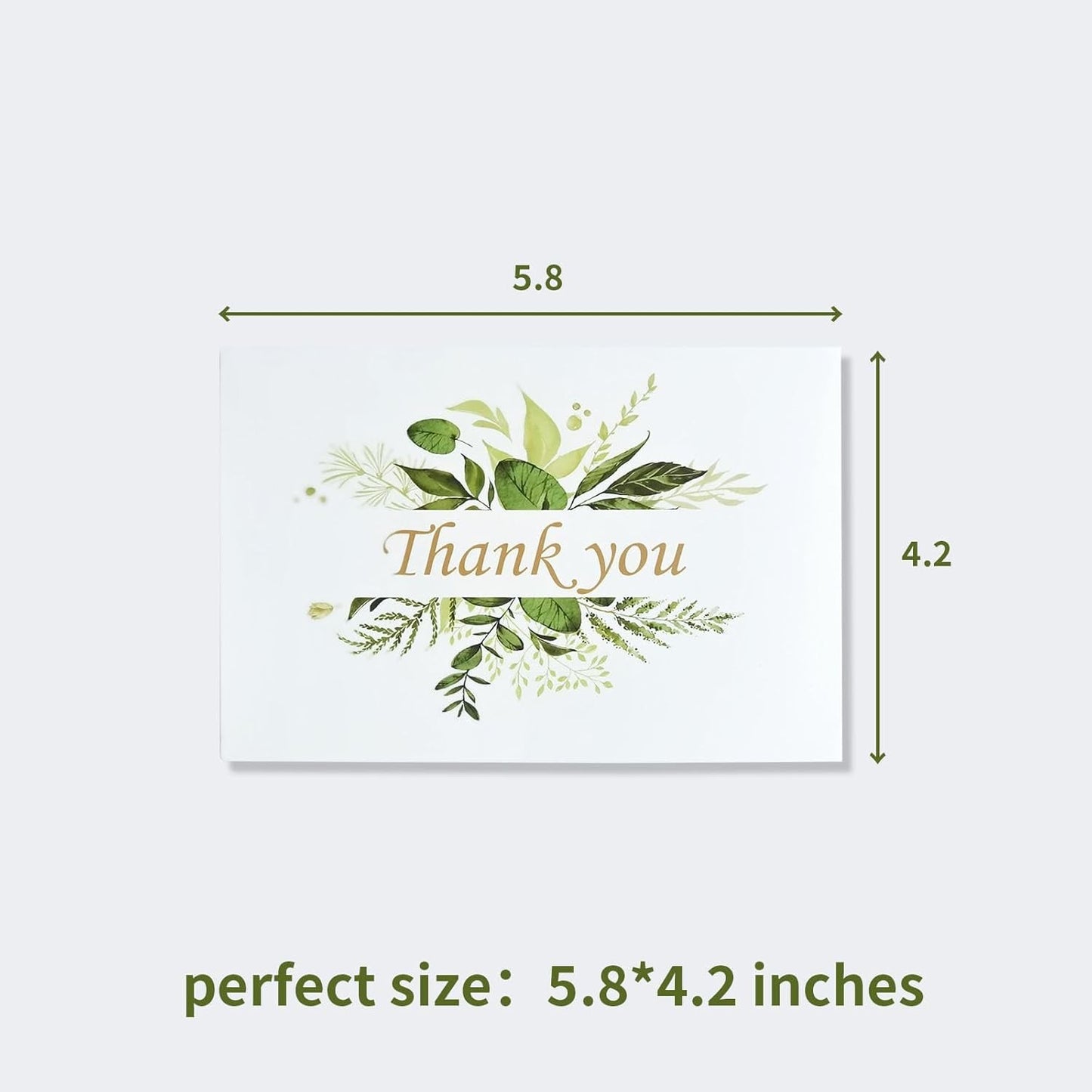 30-Pack Floral Thank You Cards, Includes Envelopes & Stickers for Multiple