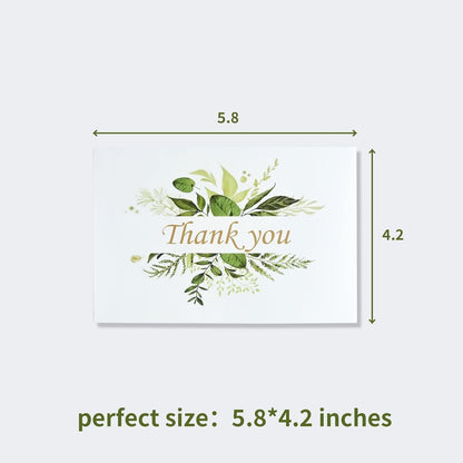 30-Pack Floral Thank You Cards, Includes Envelopes & Stickers for Multiple