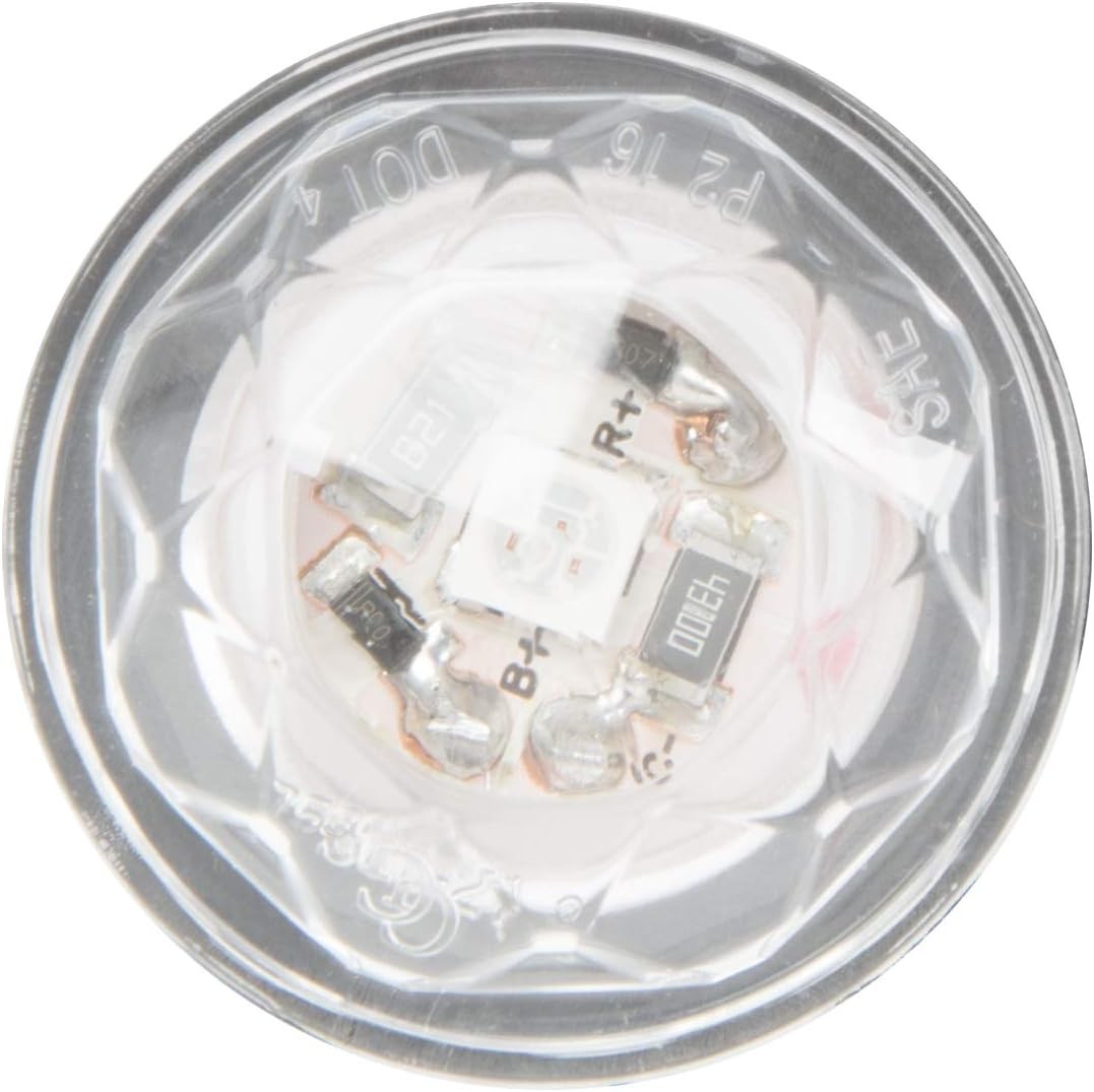 75304 White/Clear Light (1-1/4" Diamond Lens 1 LED Interior with Nut)