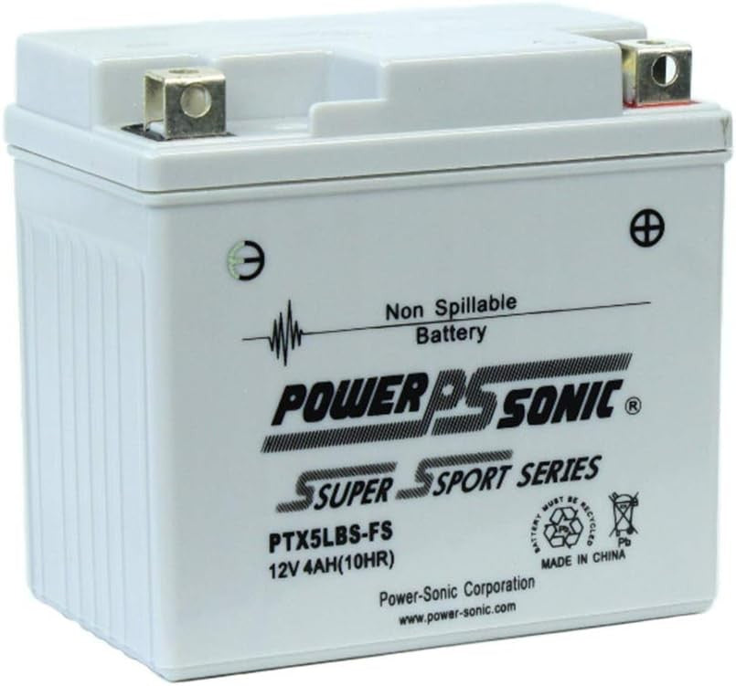 (PTX5LBS-FS) Sealed Maintenance Free Powersport Battery