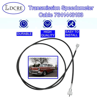 Transmission Speedometer Cable 7641443183 for 55 56 57 Chevy 700R4 TH350 TH400