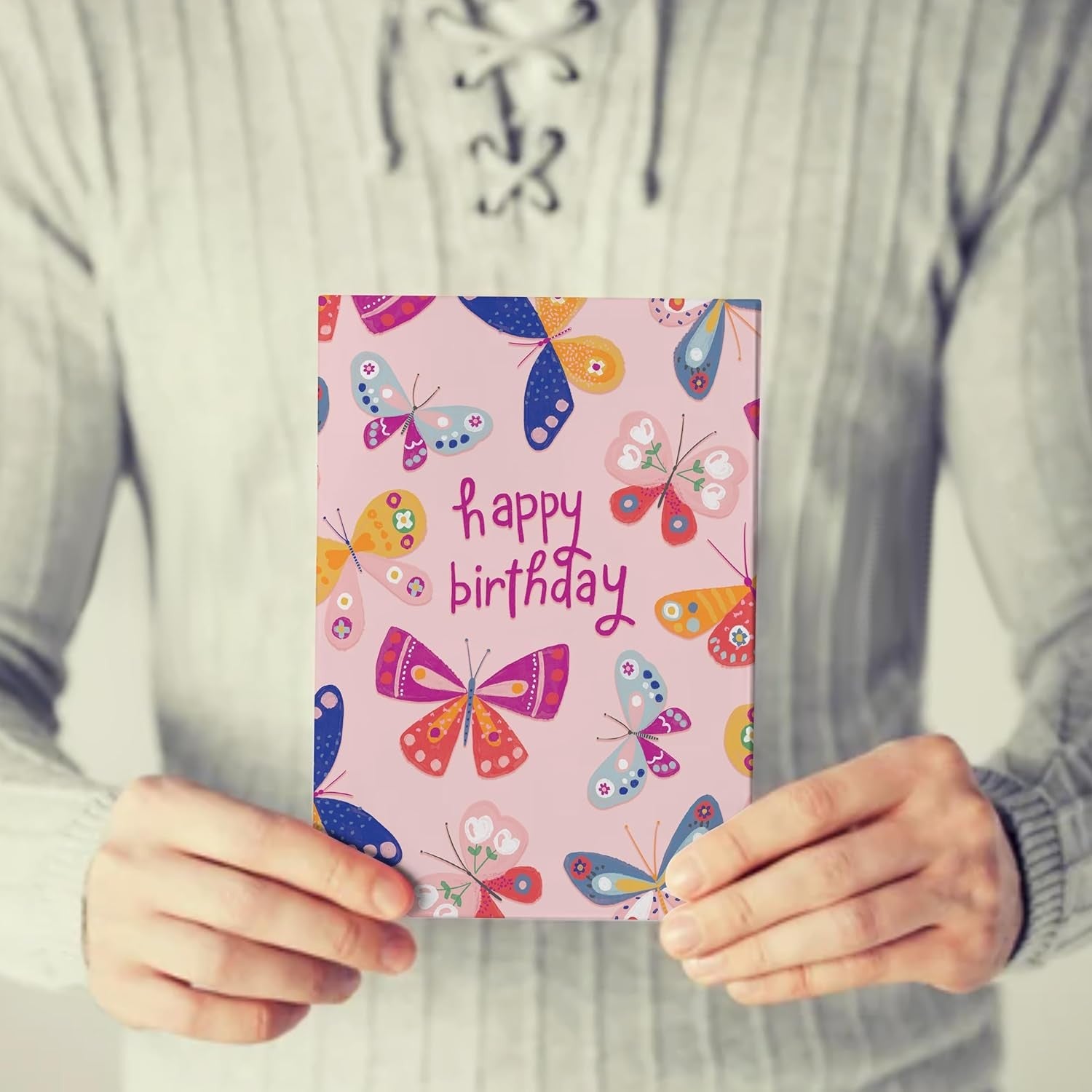 Pop Up Birthday Cards For Women - Butterflies Pop Up Card For Her - Butterfly