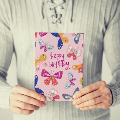 Pop Up Birthday Cards For Women - Butterflies Pop Up Card For Her - Butterfly