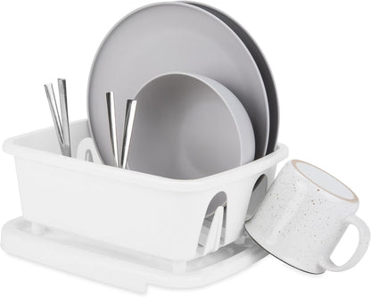 RV Mini Dish Drainer & Tray - Features a Sloped Drain Tray Design, Heavy-Duty