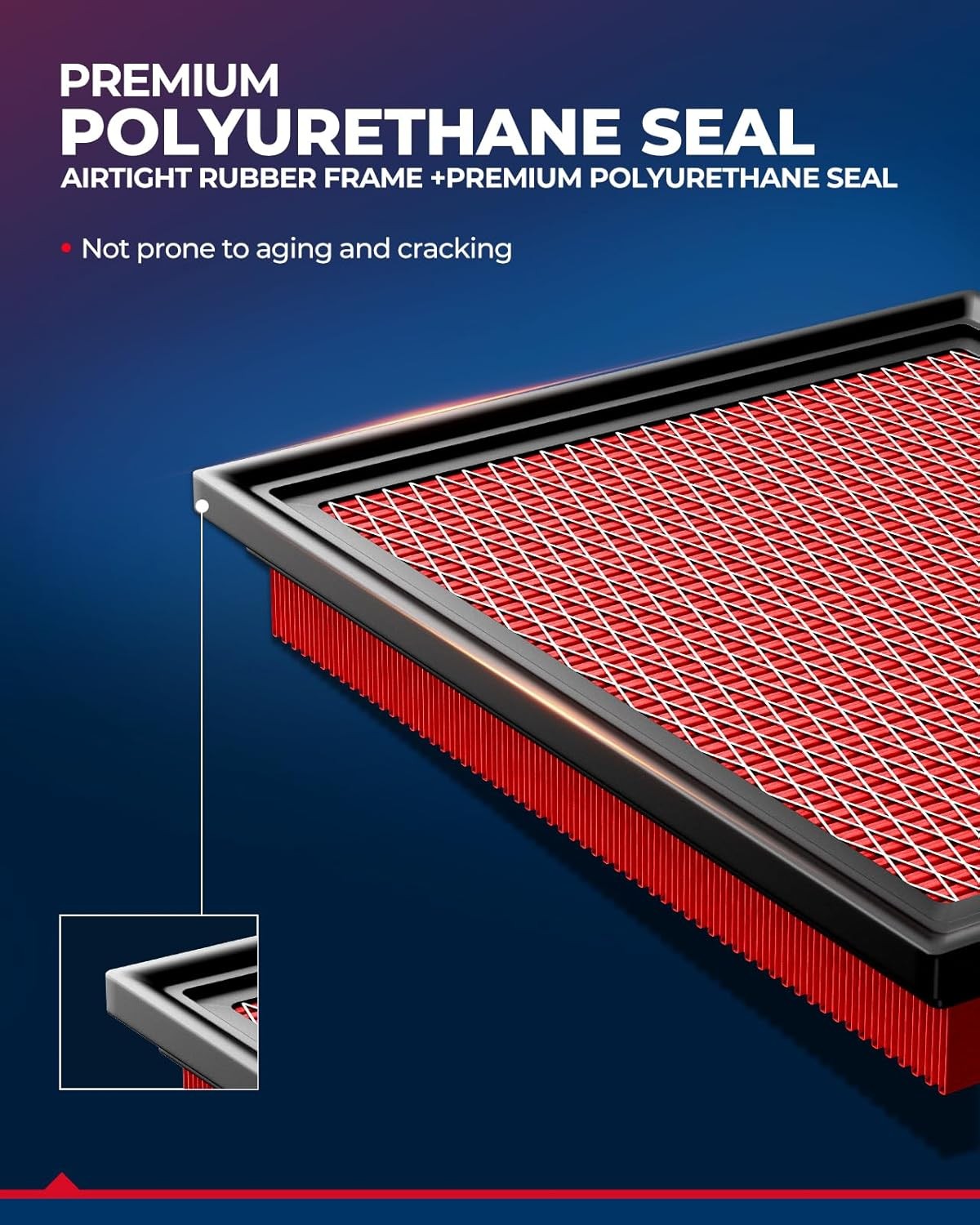 Premium Engine Air Filter, CA11876 Replacement for Select Volkswagen and Audi