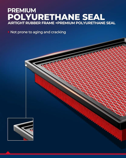 Premium Engine Air Filter, CA11876 Replacement for Select Volkswagen and Audi