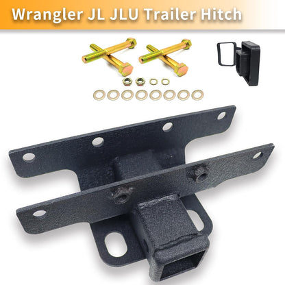 Wrangler JL Tow Hitch, 2" inch Tow Trailer Hitch Receiver for 2018-2024 Wrangler