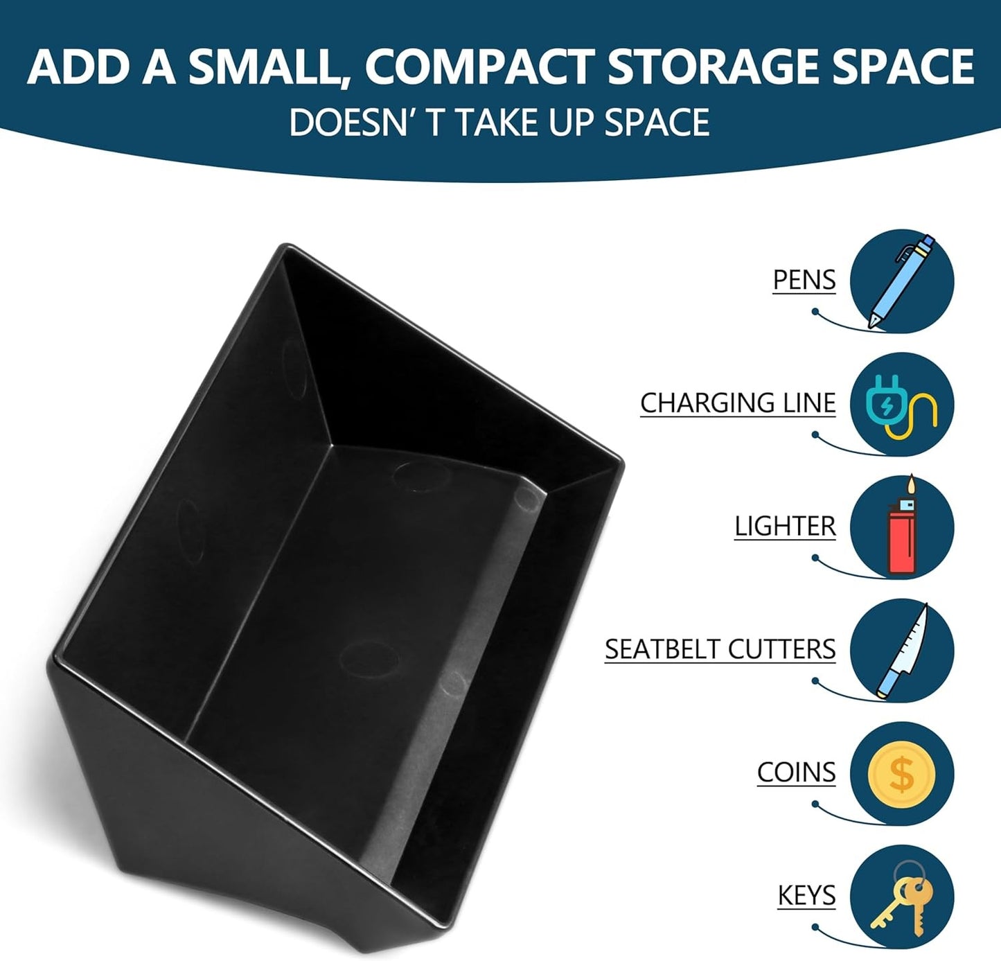 Car Air Vent Storage Box for Toyota Tacoma 2024 2025 2026 Accessories,Air Vent