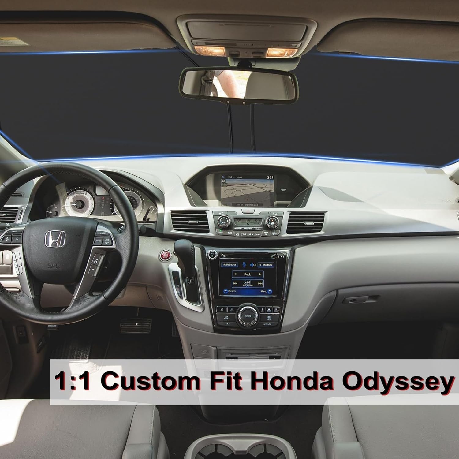 Car Windshield Sun Shade - Motomate Custom for Honda Odyssey Mini Van 2011-2017