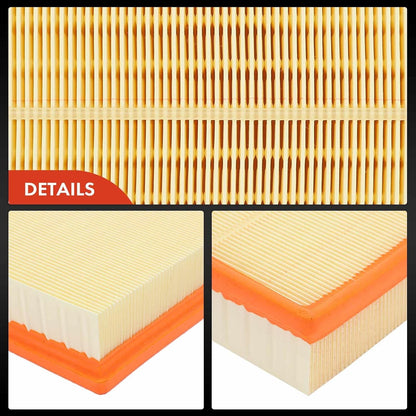Engine Air Filter with Jaguar XJ8, XJR, Vanden Plas 1998-2003, XK8 1997-2006