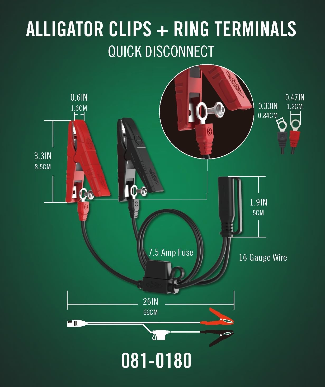 5 AMP 12V Battery Charger and Maintainer - Automotive Smart Automatic Battery
