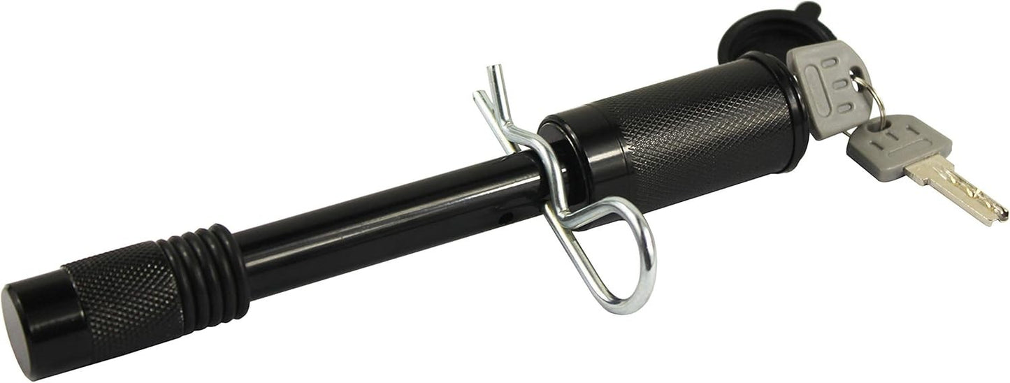 Hitch Pin Lock Set 2 Hitch Pins 1/2" and 5/8" with 1 Shared Lock Keyed Alike