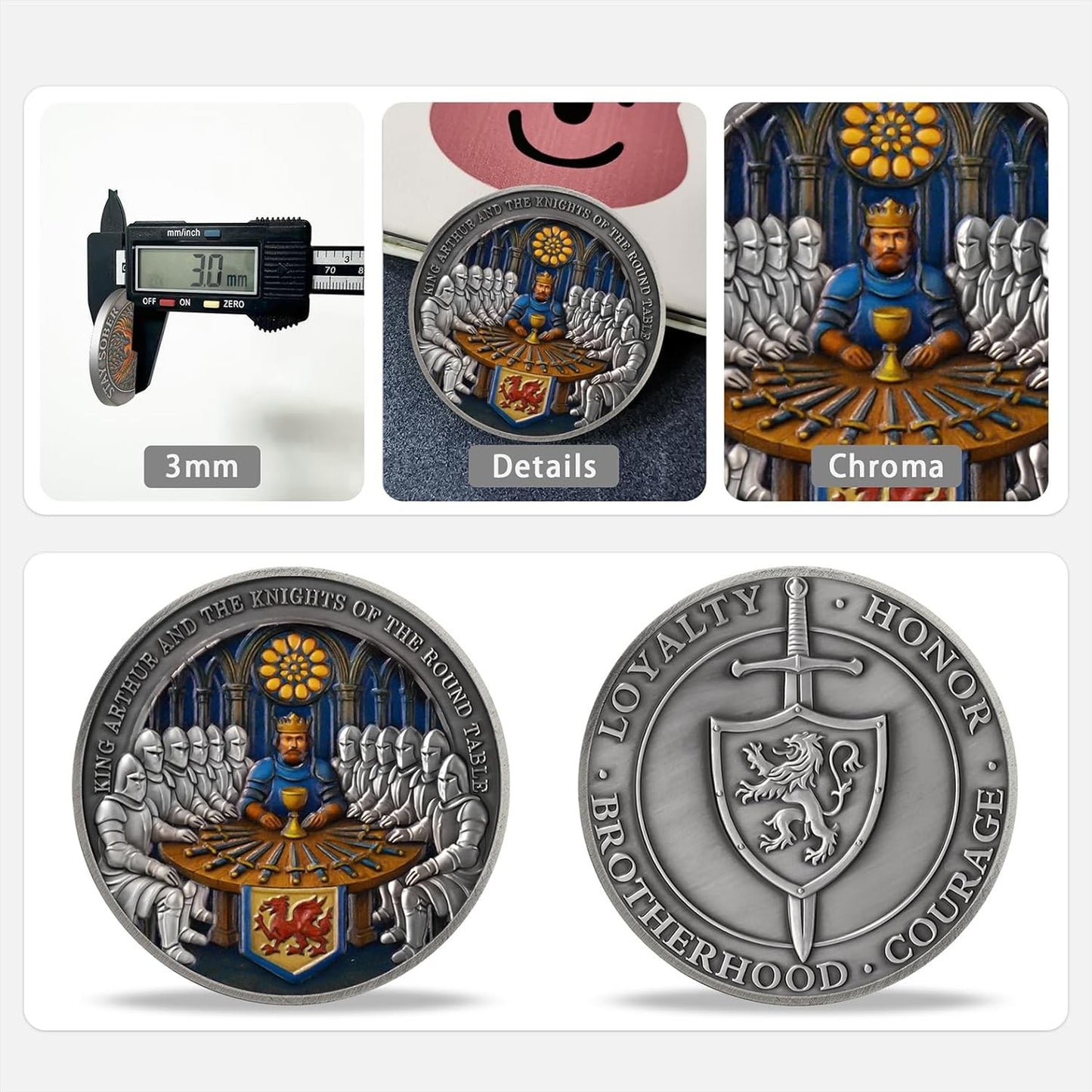 Knights Templar Roundtable Design Challenge Coin