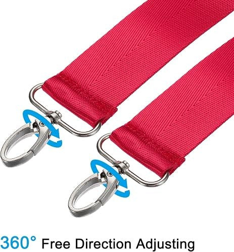 Shoulder Strap, Nylon Adjustable Replacement Strap with Anti-Slip Padded Metal