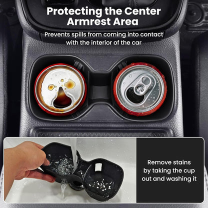 Cup Holder Insert for Honda CRV 2023 2024 2025 2026, Center Console Cup Holder