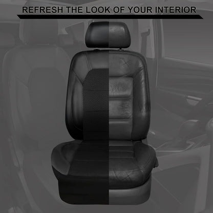 Universal Leather Two Front Seat Covers,Sport seat Covers fits Most Cars, SUVs