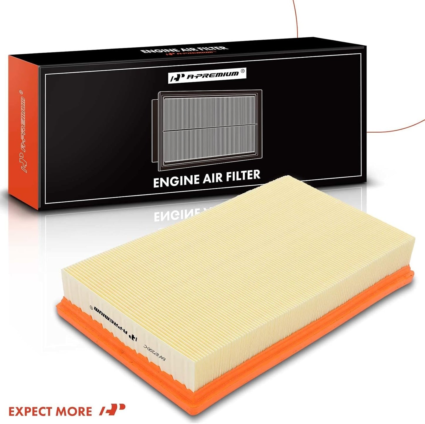 Engine Air Filter with Jaguar XJ8, XJR, Vanden Plas 1998-2003, XK8 1997-2006
