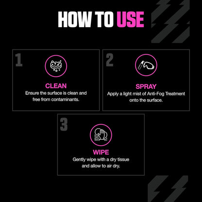 Premium Anti-Fog Treatment 30 Milliliters Long-Lasting Intensive Anti-Mist Spray