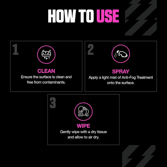 Premium Anti-Fog Treatment 30 Milliliters Long-Lasting Intensive Anti-Mist Spray