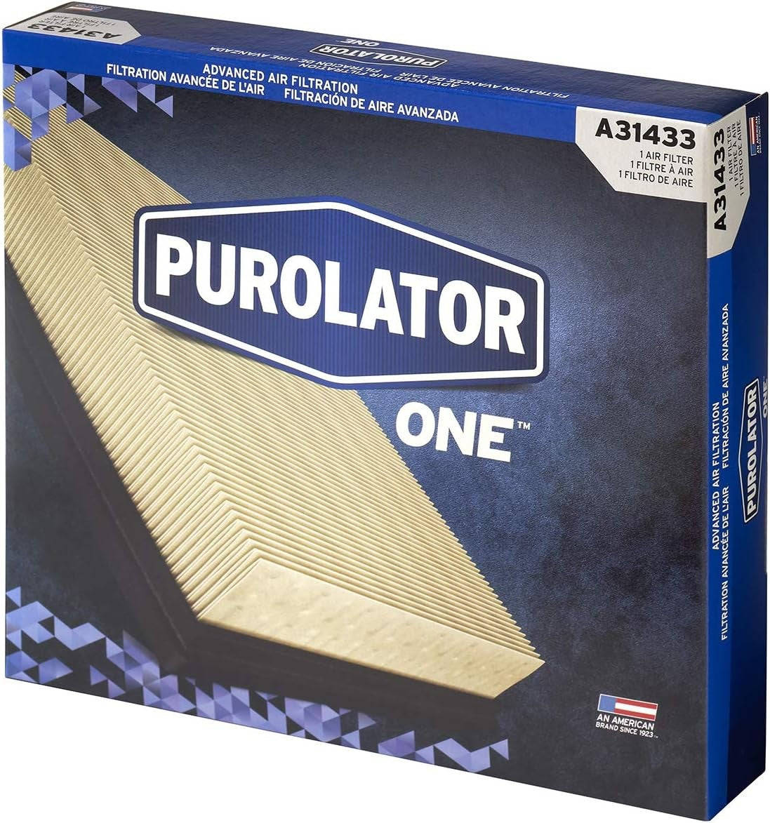 A31433 PurolatorONE Advanced Engine Air Filter Compatible With Select Chrysler