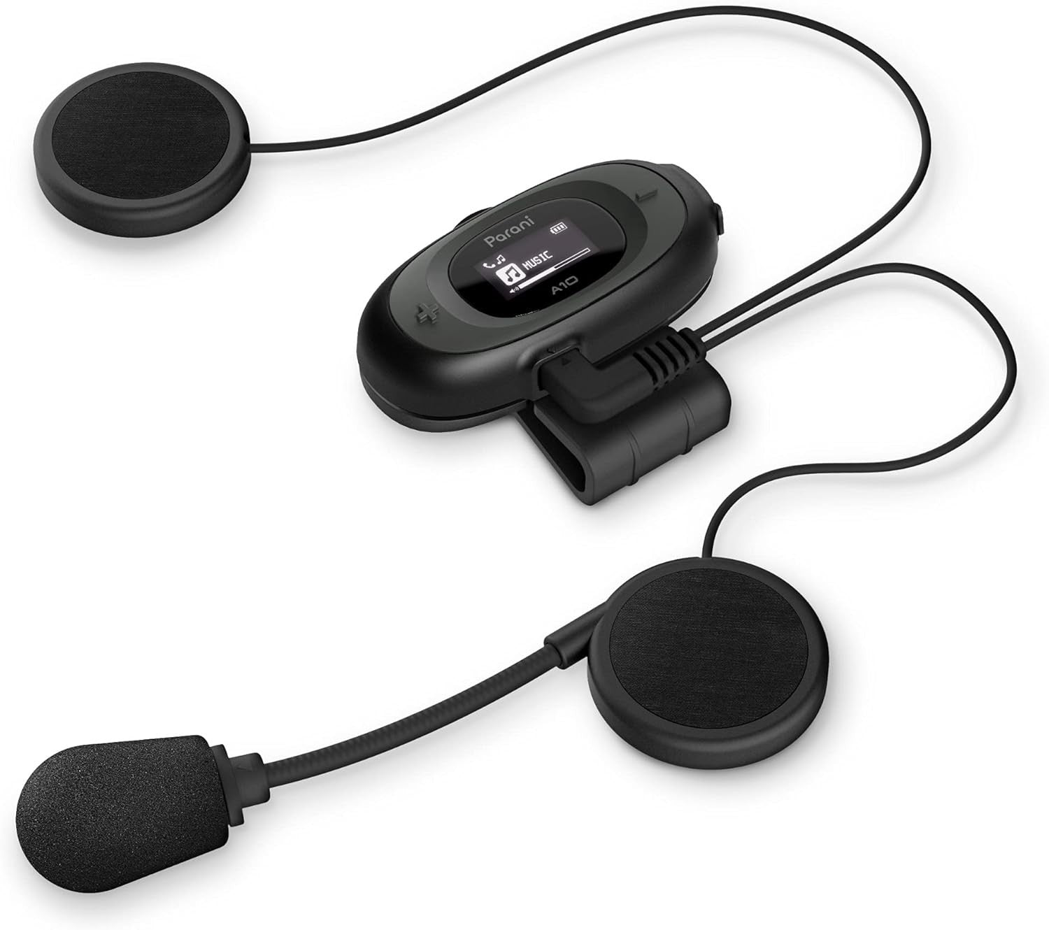 Parani A10 Intercom Headset for Motorcycles (Boom Mic)