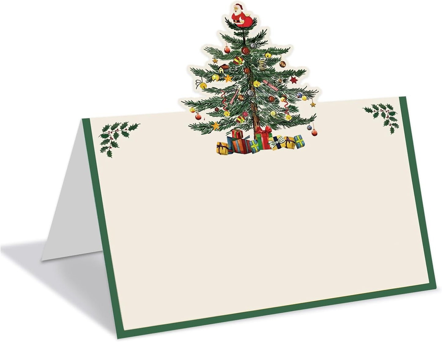 Christmas Place Cards for Table Setting Eucalyptus 25 pack Random style shipping