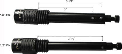 Hitch Pin Lock Set 2 Hitch Pins 1/2" and 5/8" with 1 Shared Lock Keyed Alike