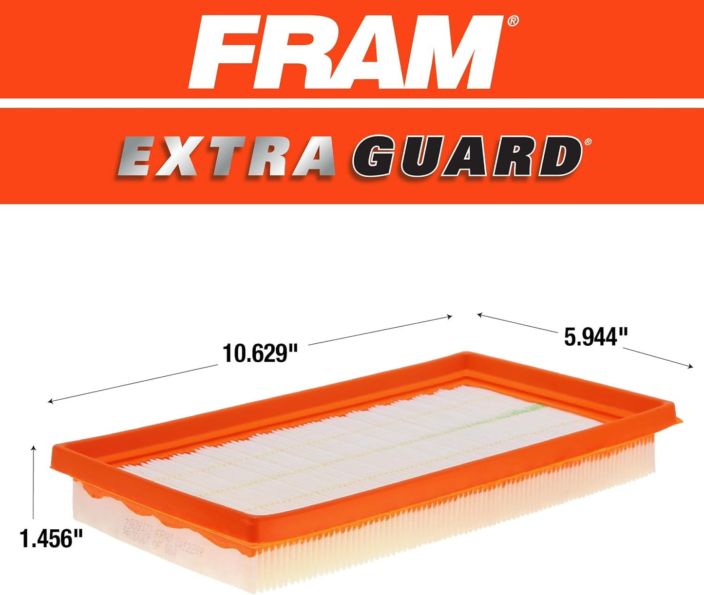 Extra Guard Flexible Panel Engine Air Filter Replacement Easy Install w/Advanced