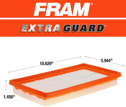 Extra Guard Flexible Panel Engine Air Filter Replacement Easy Install w/Advanced