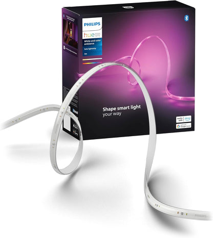 Indoor 10 Ft Smart RGBWW LED Solo Lightstrip Base Kit, 1 Pack, Control with App