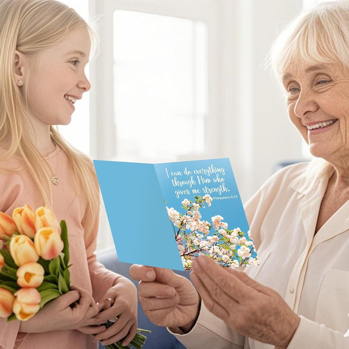 Christian Get Well Cards Religious Get Well Soon Card with Scripture Envelopes