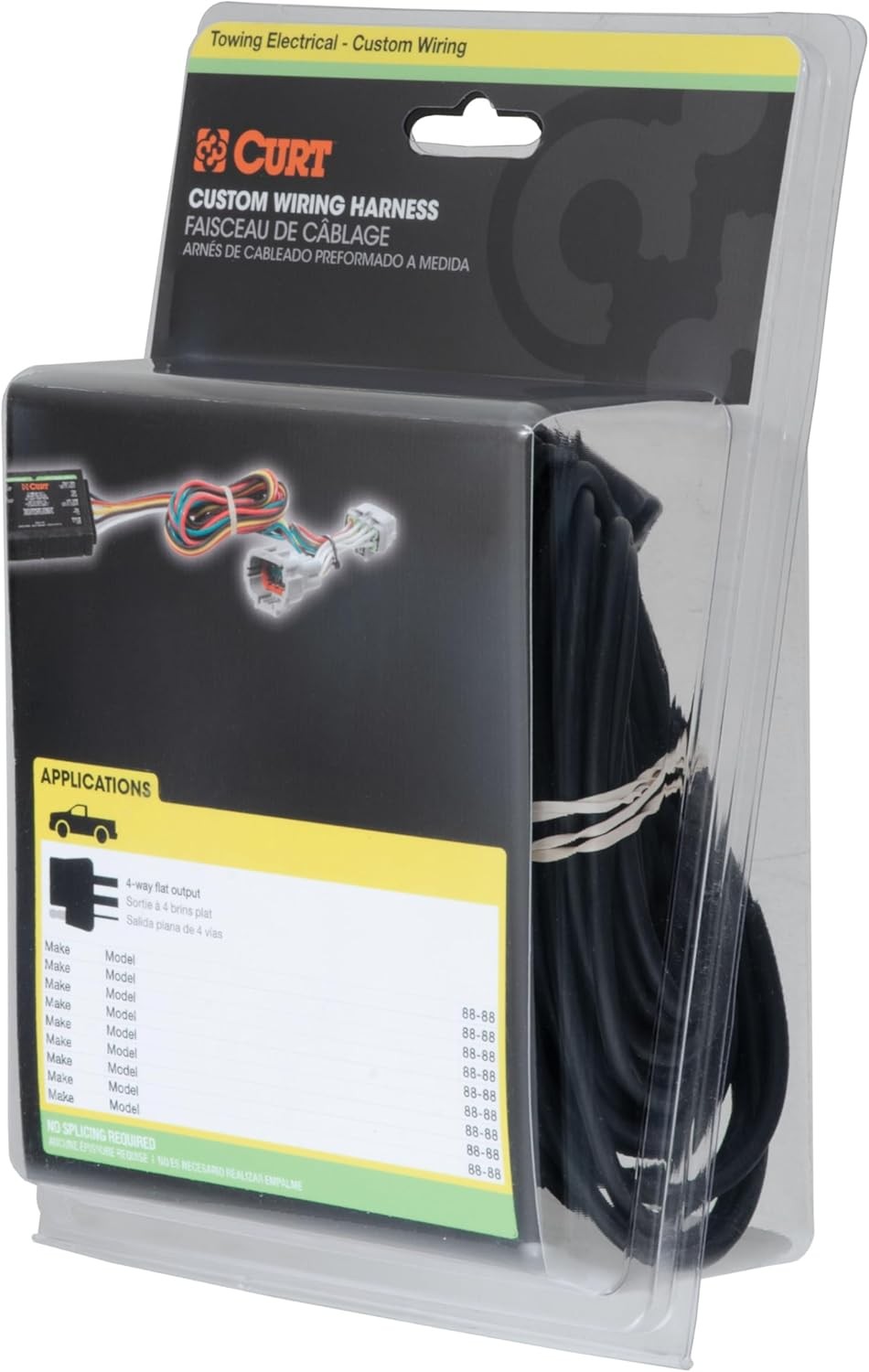 56309 Vehicle-Side Custom 4-Pin Trailer Wiring Harness