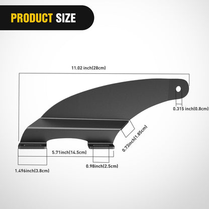 52 inch Curved LED Light Bar Bracket Mounting Upper Windshield Roof Cab Brackets