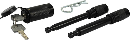 Hitch Pin Lock Set 2 Hitch Pins 1/2" and 5/8" with 1 Shared Lock Keyed Alike