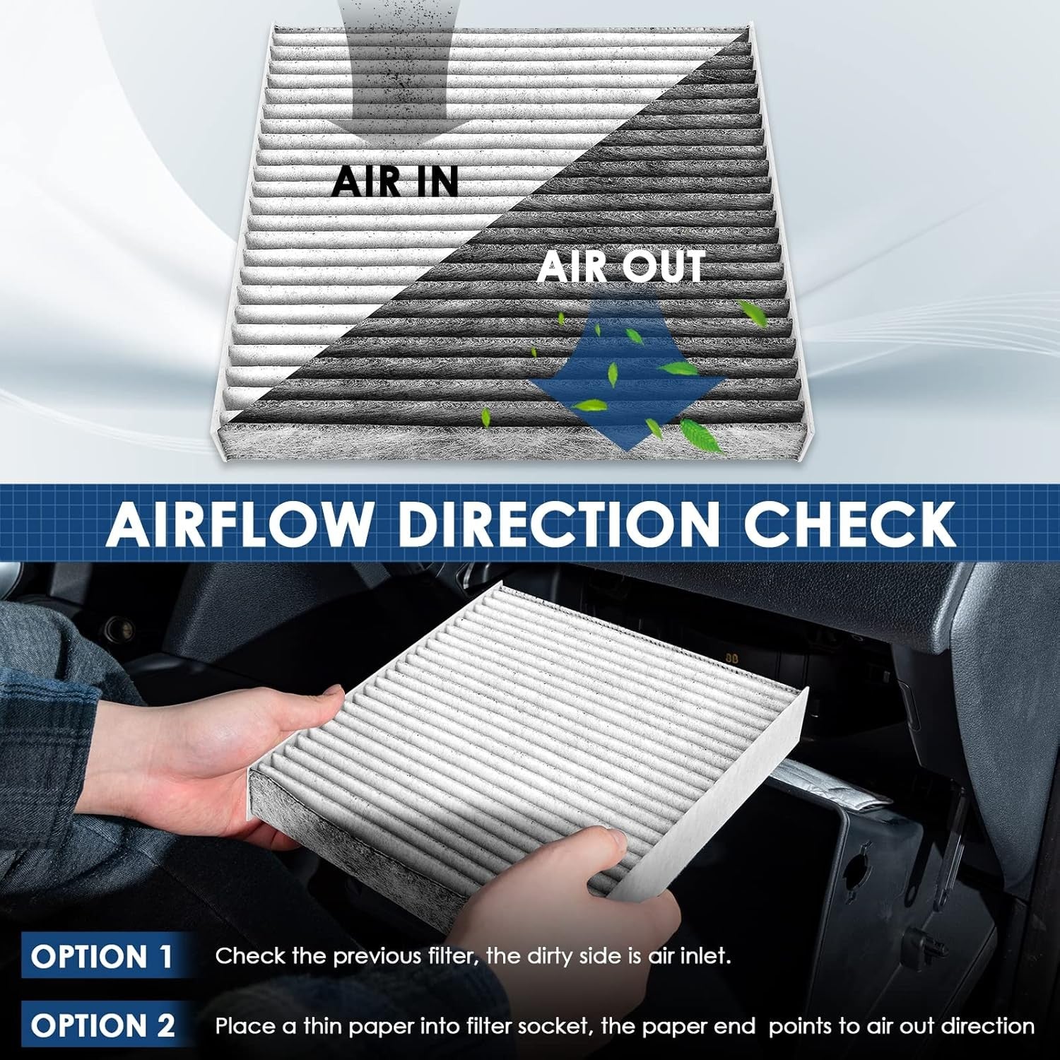 Cabin Air Filter Replacement for CP285 CF10285 Toyota Lexus Scion Camry Corolla