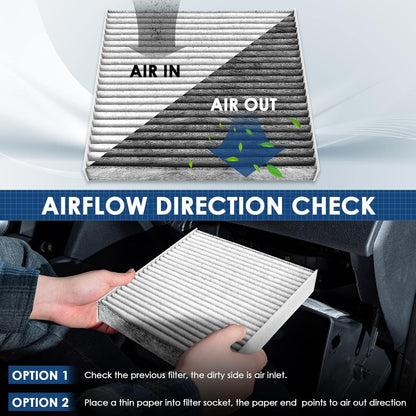 Cabin Air Filter Replacement for CP285 CF10285 Toyota Lexus Scion Camry Corolla