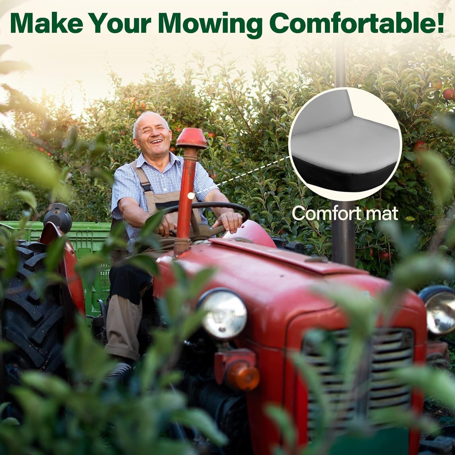 Riding Lawn Mower Seat Cover, Durable 600D Polyester Oxford Durable Tractor