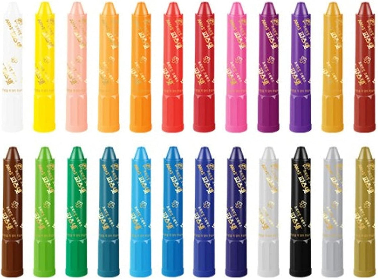 Premium Non-toxic Silky Crayon Pasnet 24 Colors