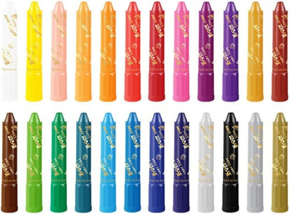Premium Non-toxic Silky Crayon Pasnet 24 Colors