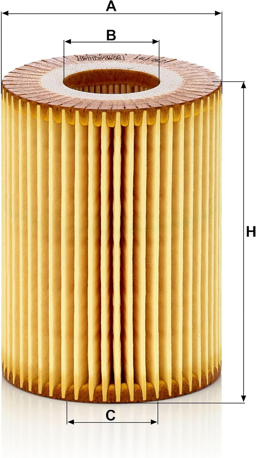 HU 821 x Cartridge Oil Filter Replacement Compatible With Mercedes-Benz Sprinter