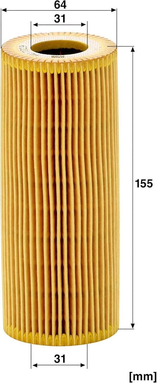 HU 7029z Oil Filter, 1 Pack
